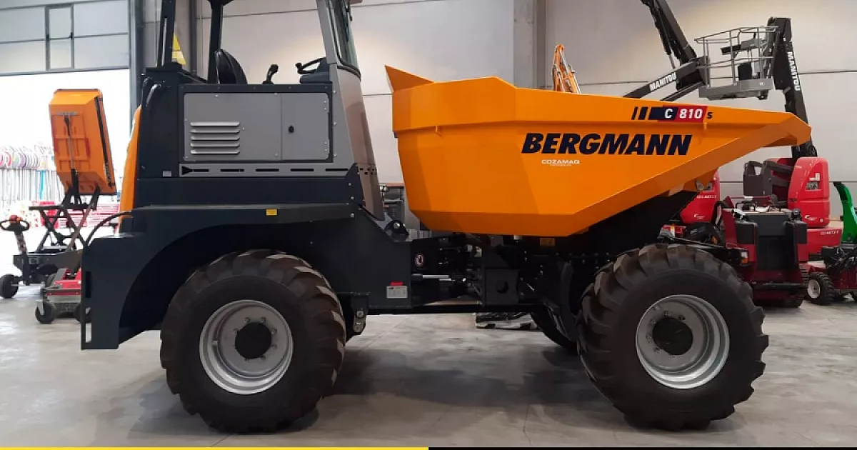 Nueva generación de dumper Bergmann C810S en exposición en Orialki