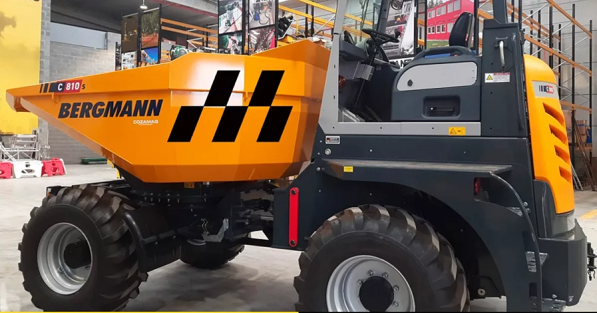Nueva generación de dumper Bergmann C810S en exposición en Orialki