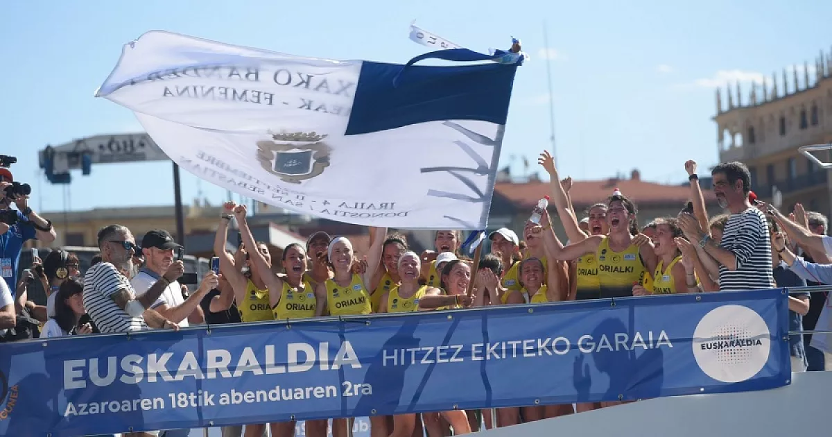 Las remeras de Orio-Orialki vencen de la Bandera de la Concha 2022